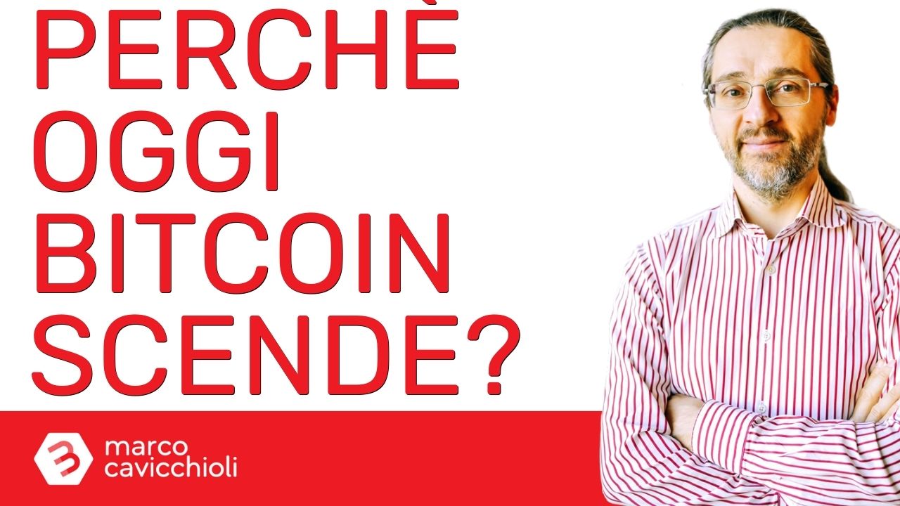 prezzo bitcoin scende perche