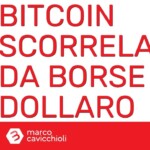 bitcoin scorrelato da borse e dollaro