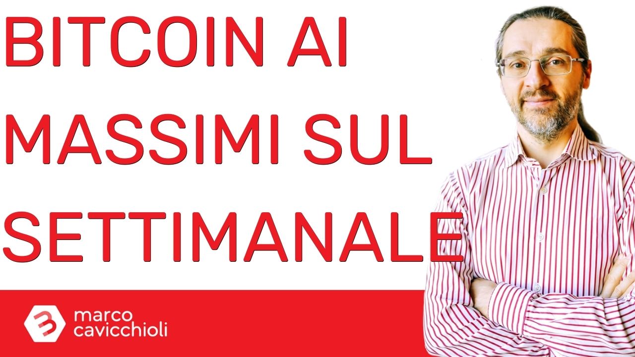 prezzo bitcoin massimi storici timeframe settimanale