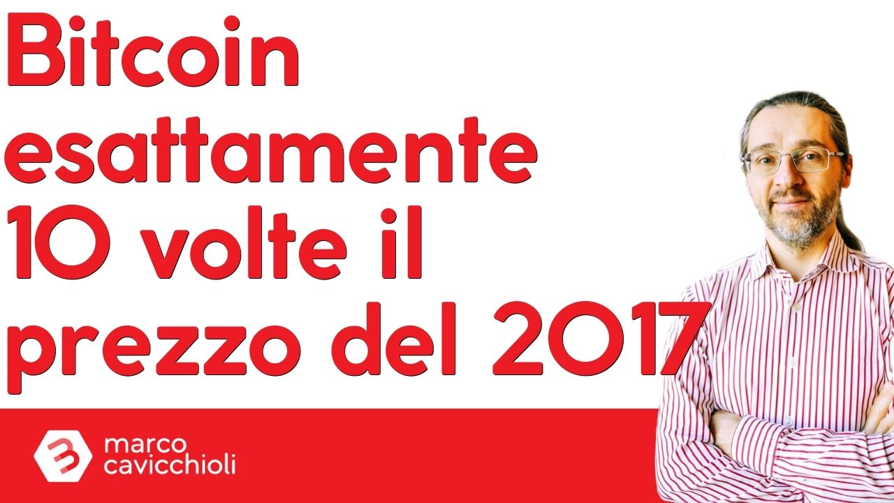 bitcoin esattamente 10 volte 2017