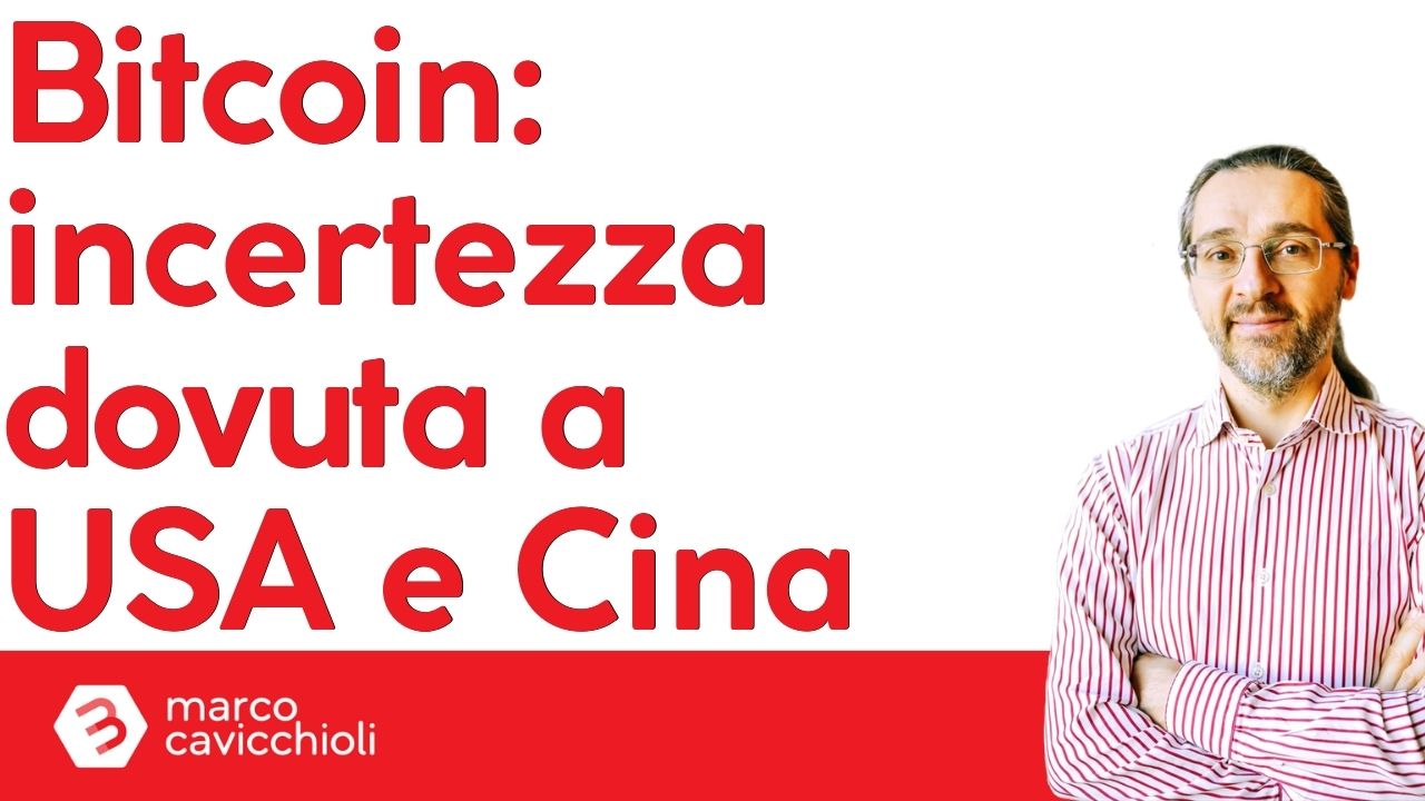 bitcoin non risale per colpa usa e cina