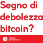 bitcoin segno di debolezza