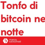 brutto tonfo di bitcoin nella notte
