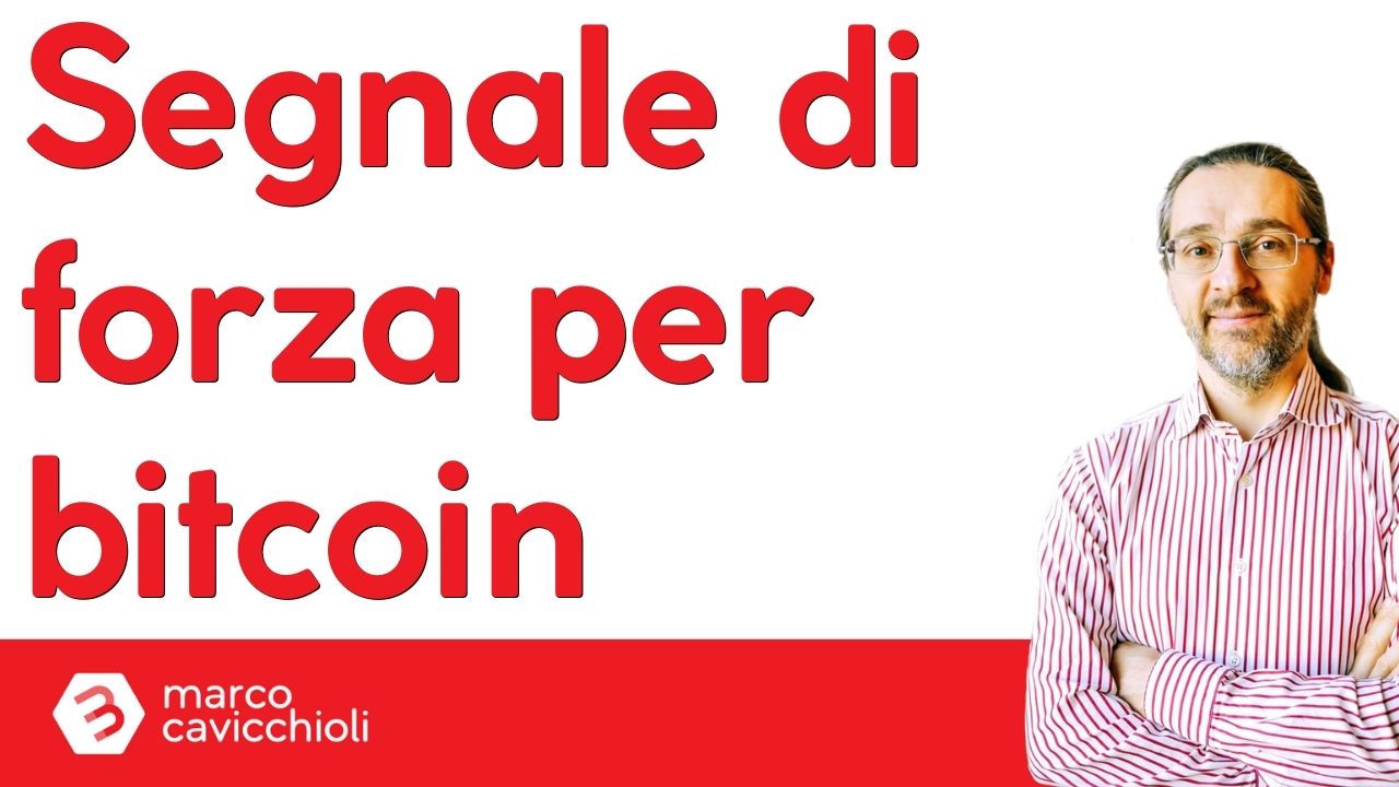 segnale di forza per il prezzo di bitcoin