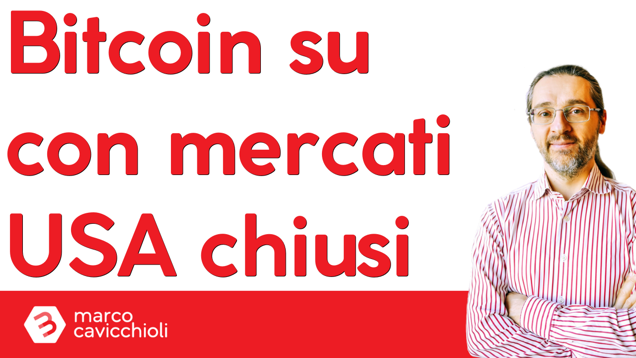 bitcoin guadagna mercati usa chiusi