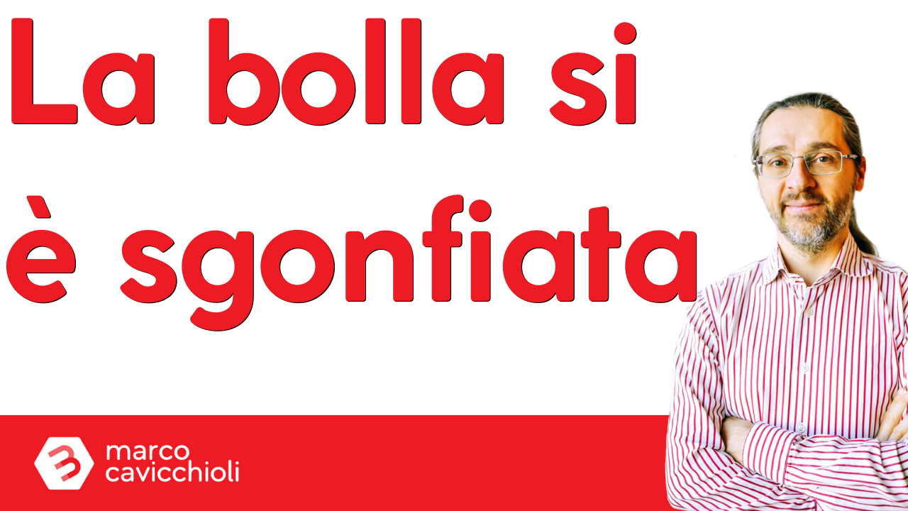 la bolla e scoppiata si torna alla normalita