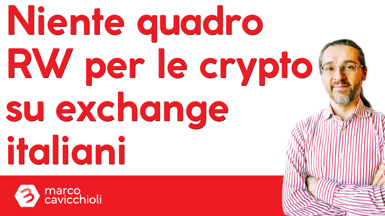 non bisogna dichiarare le criptovalute