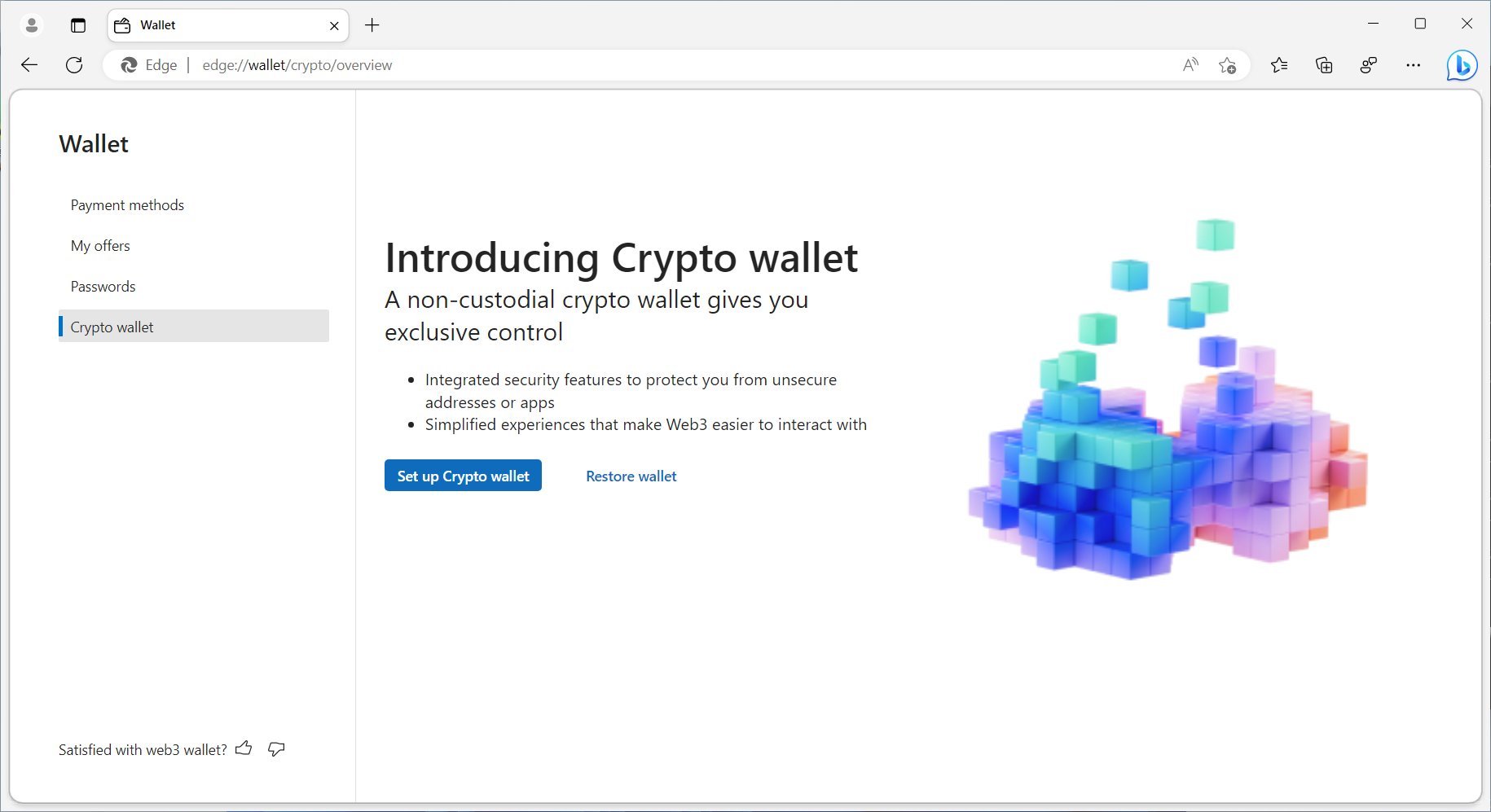 microsoft edge wallet crypto