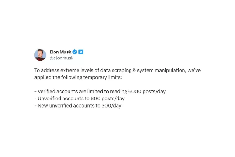 elon musk limite twet