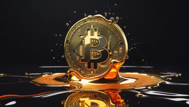 bitcoin che si scioglie